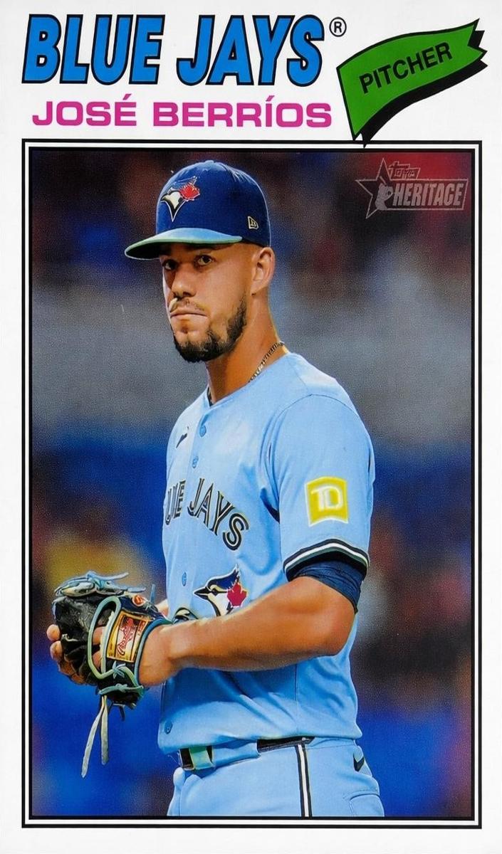 2026 Topps Heritage Jose Berrios #56 card
