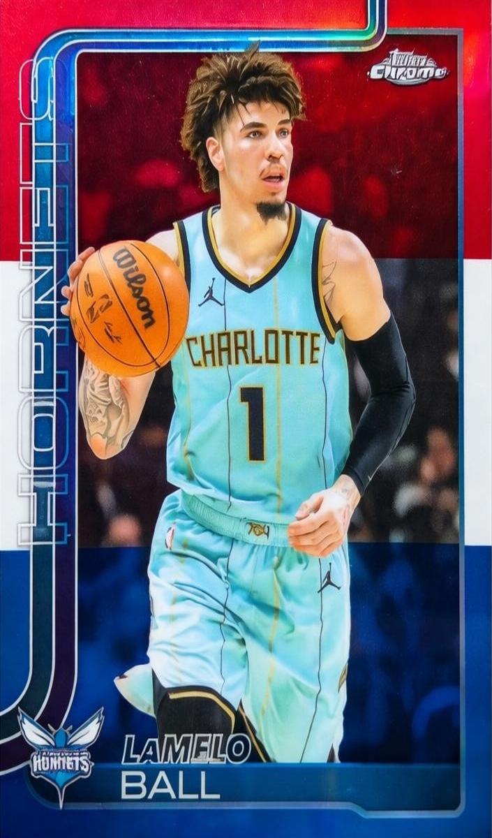 LaMelo Ball 2025-26 Topps Chrome Basketball card