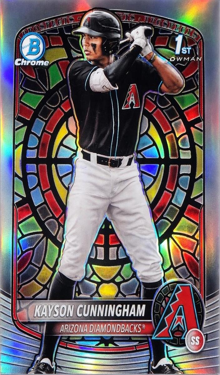 Kayson Cunningham 2025 Bowman Draft Chrome card