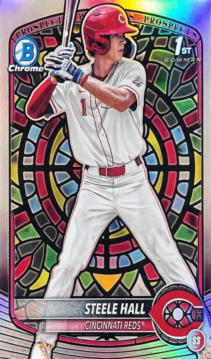 Steele Hall 2025 Bowman Draft Chrome card