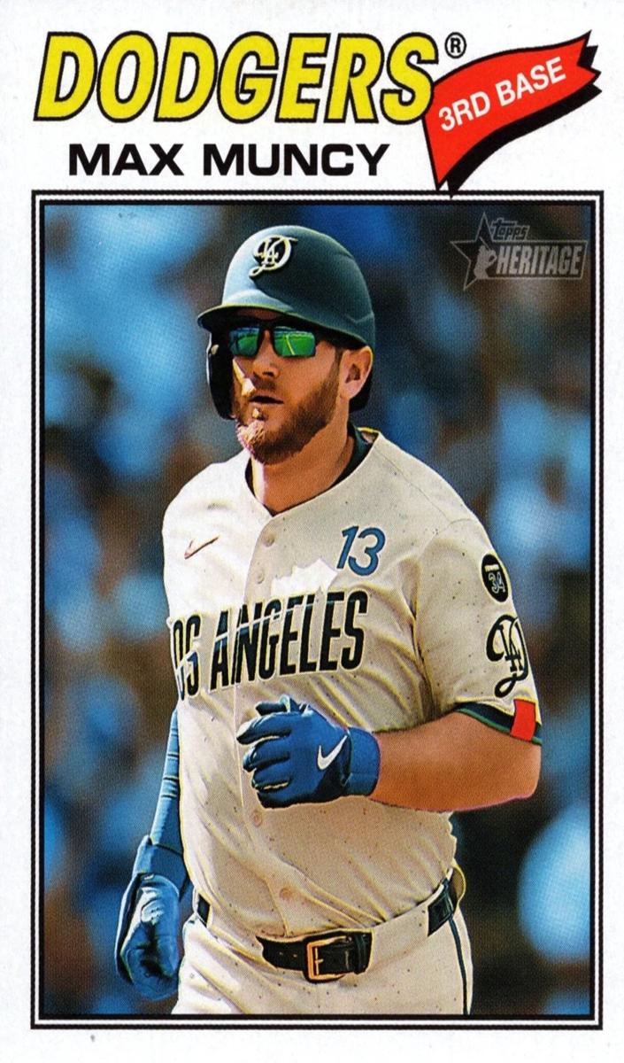 Max Muncy 2026 Topps Heritage Baseball