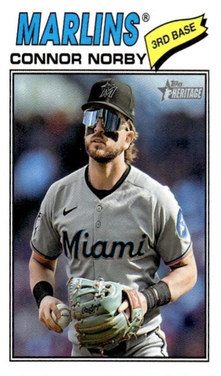 Connor Norby 2026 Heritage card