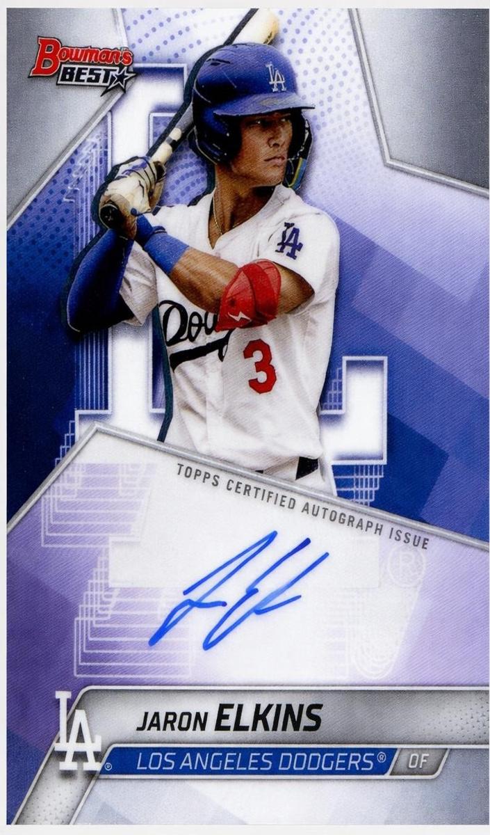 Jaron Elkins 2025 Bowmans Best card