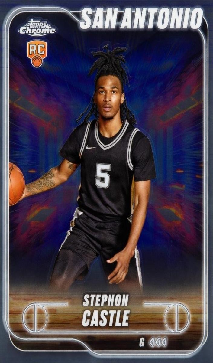 2024 Topps Chrome Stephon Castle #122 card