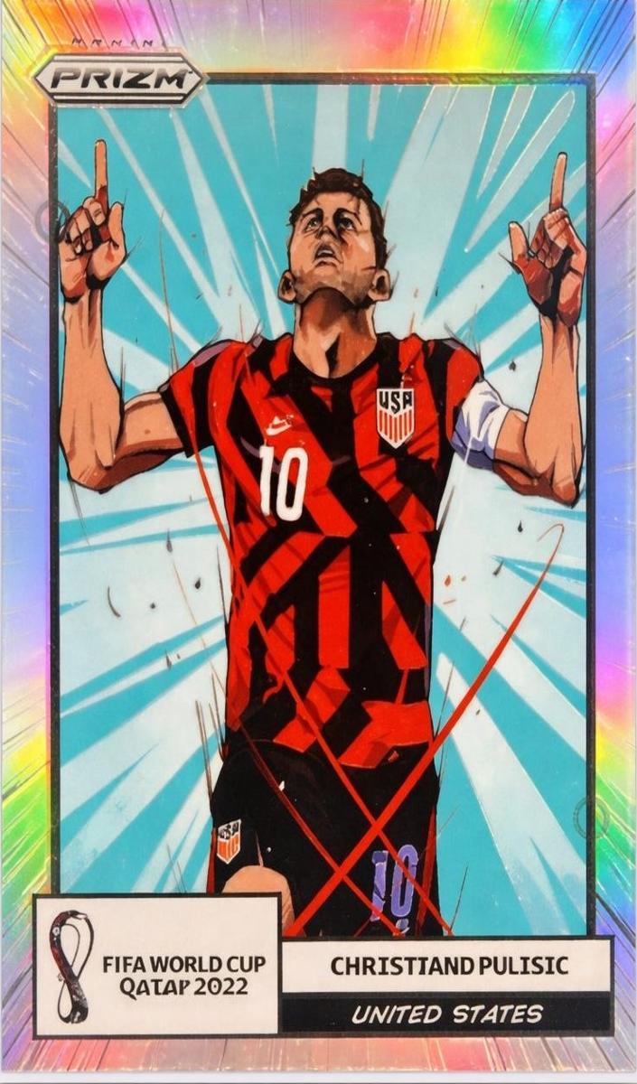 2022 Panini Prizm World Cup Manga Christian Pulisic #21 card