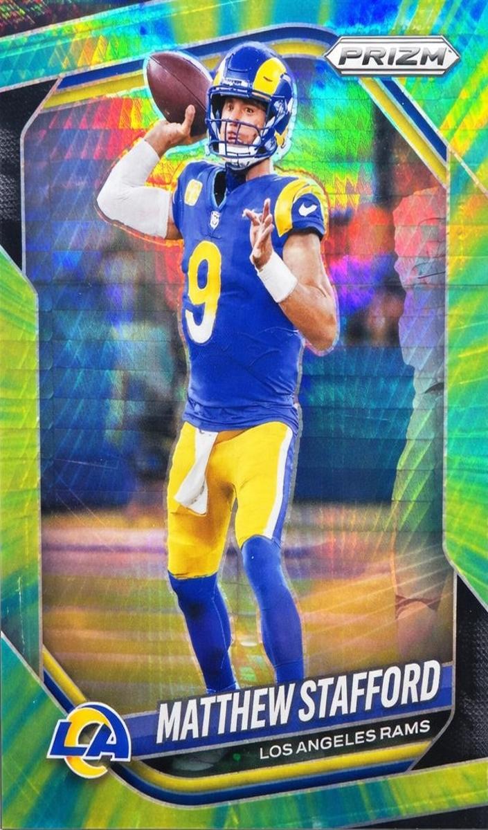 Matthew Stafford 2025 Prizm Football card