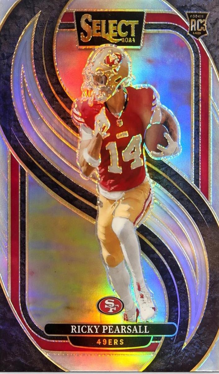 2024 Panini Select Ricky Pearsall [Black Red Prizm Shock] #173 card