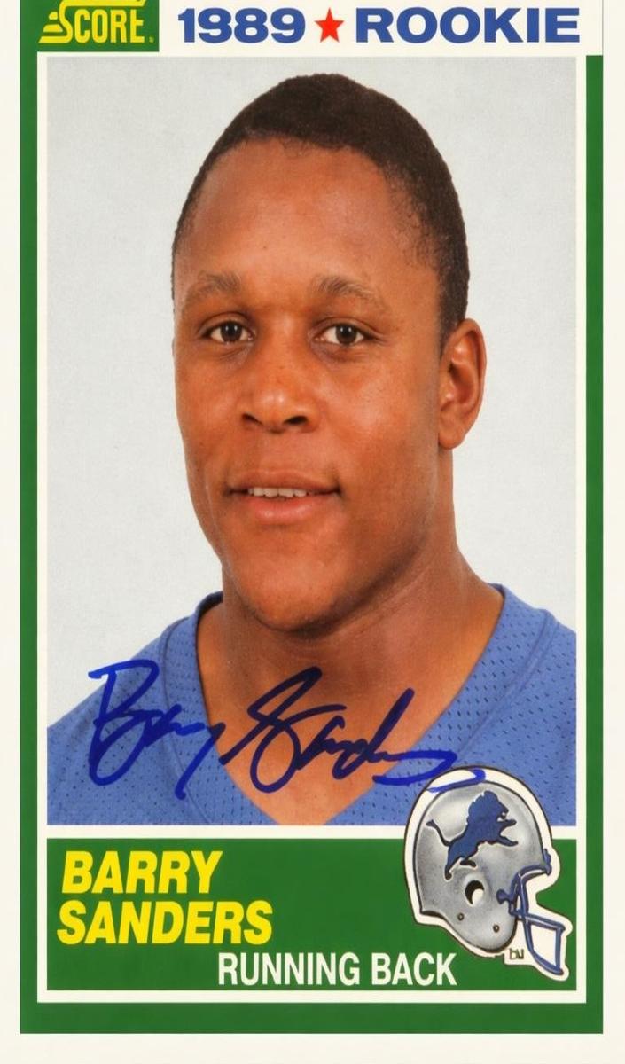 1989 Barry Sanders [Autograph] #257