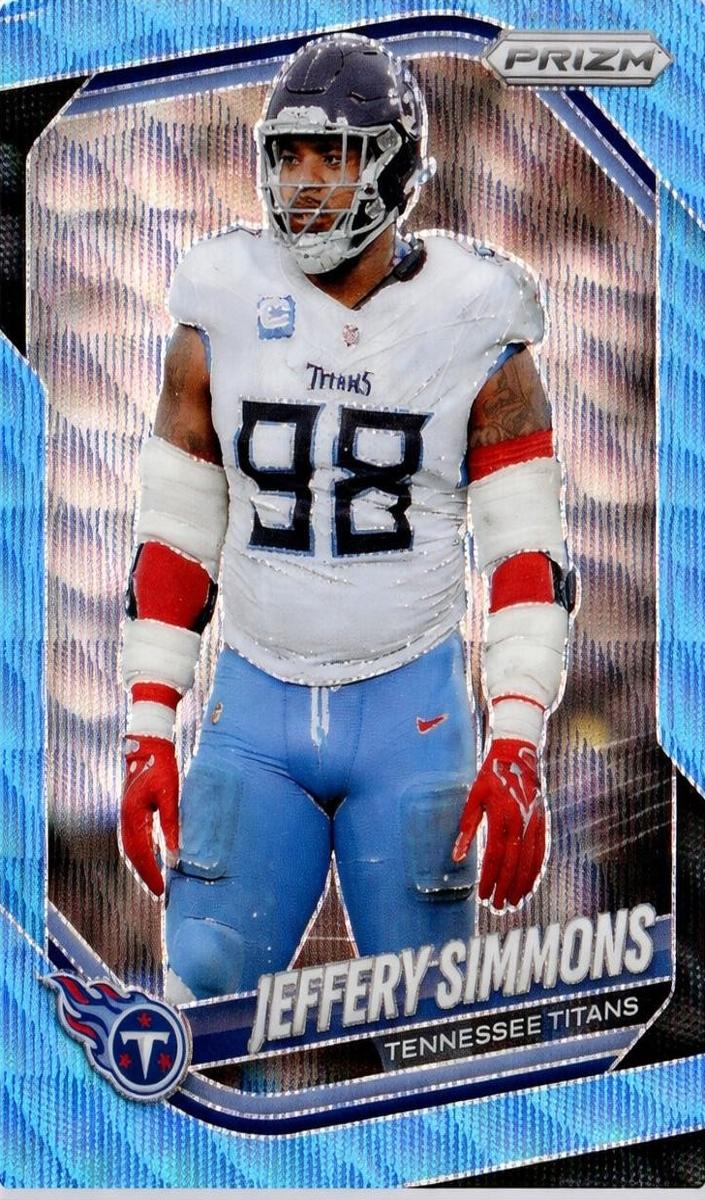 Jeffery Simmons 2025 Prizm Football card