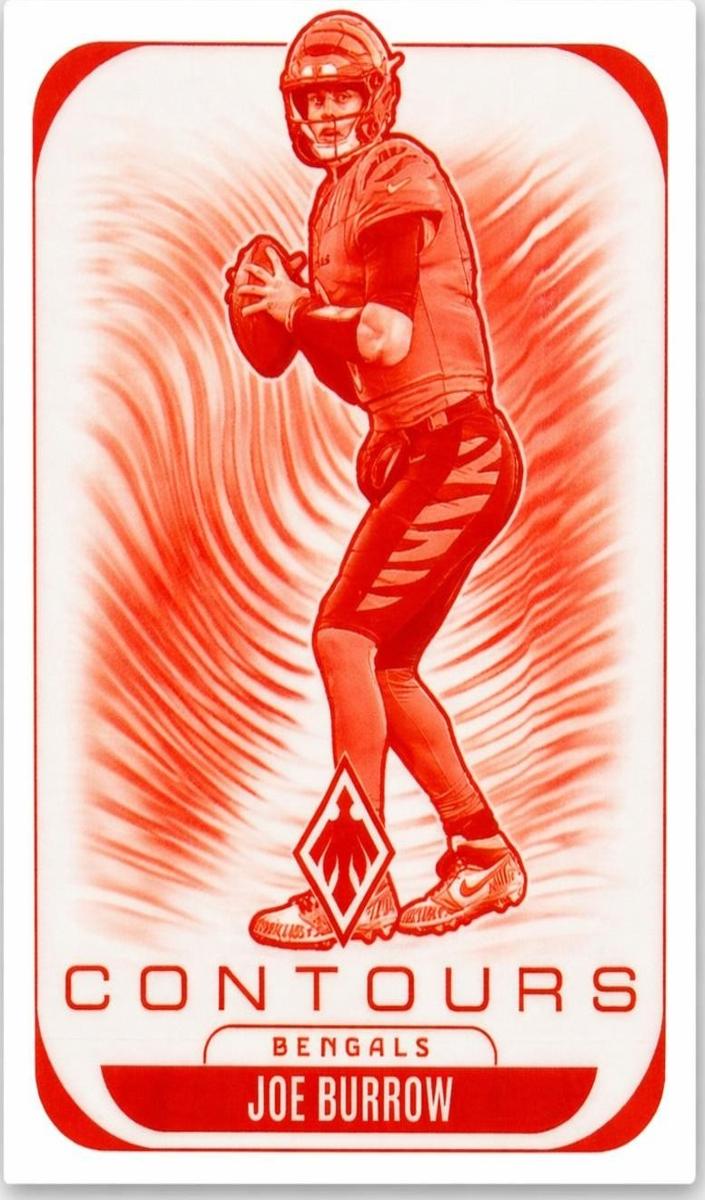 2025 Panini Phoenix Contours Joe Burrow #7 card
