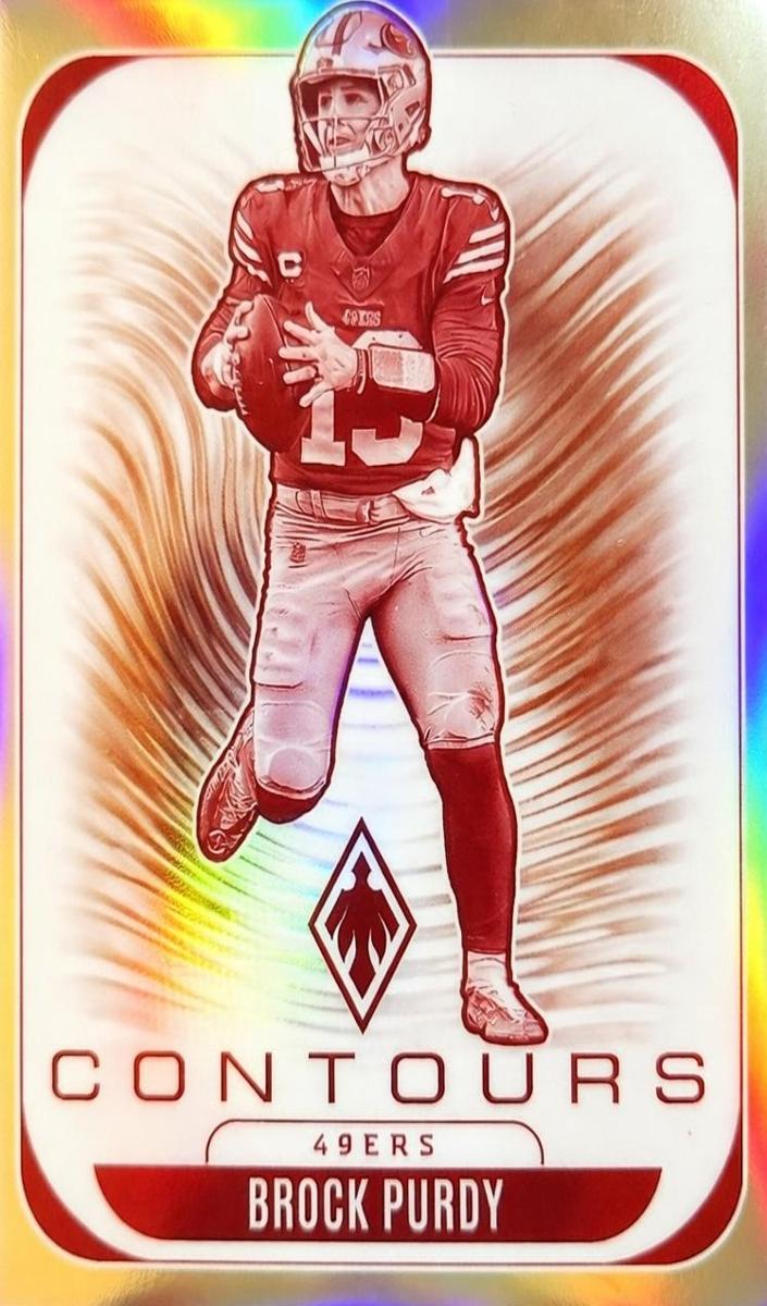 2025 Panini Score Top 100 Brock Purdy #28 card