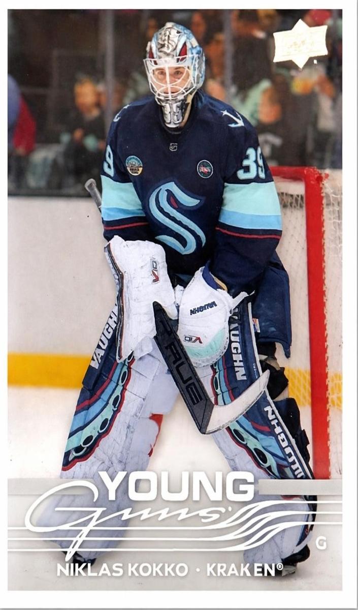 2025 Upper Deck Niklas Kokko [Clear Cut] #220 card