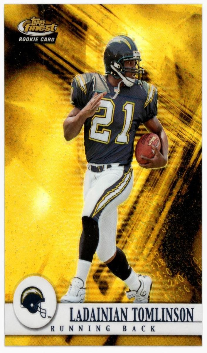 2001 Topps Finest LaDainian Tomlinson #132 card