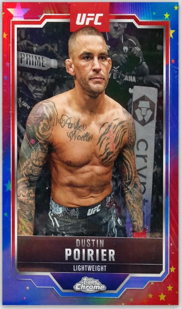 2025 Dustin Poirier [Orange Refractor] #7