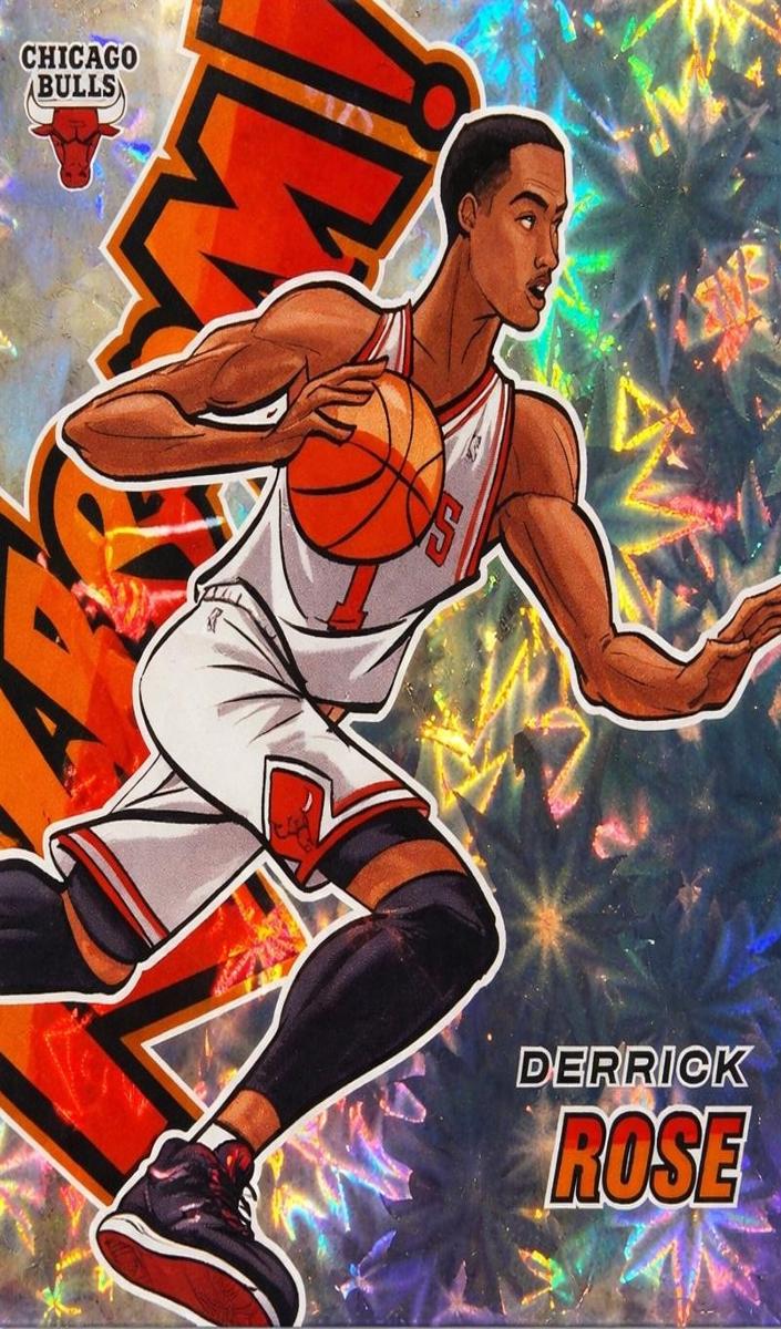 2024 Panini Revolution Kaboom Horizontal Derrick Rose #33 card