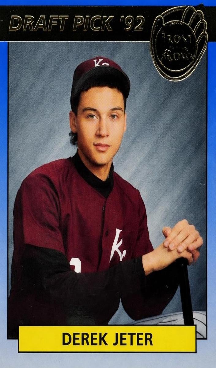 1992 Front Row Draft Picks Derek Jeter [Gold] #55 card