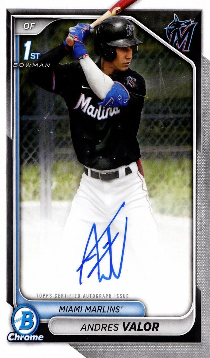 Andres Valor 2024 Bowman Chrome Baseball card