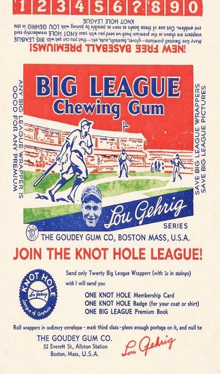 1934 Lou Gehrig #61