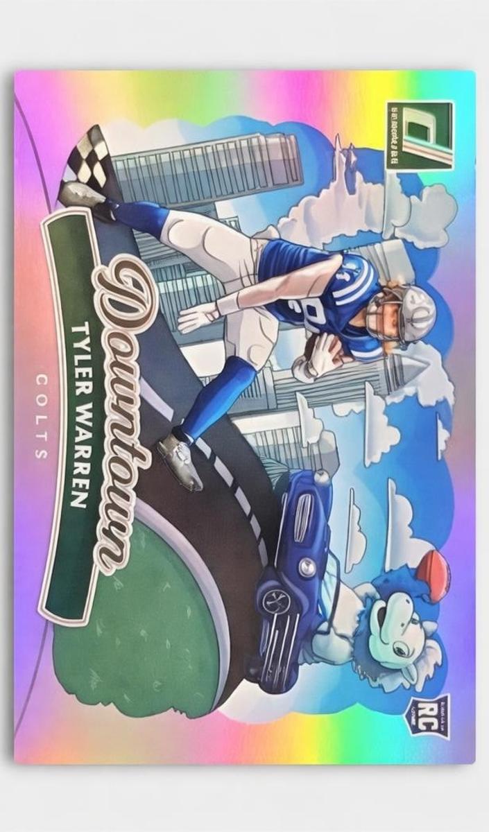 2025 Panini Donruss Downtown Horizontal Tyler Warren #18 card