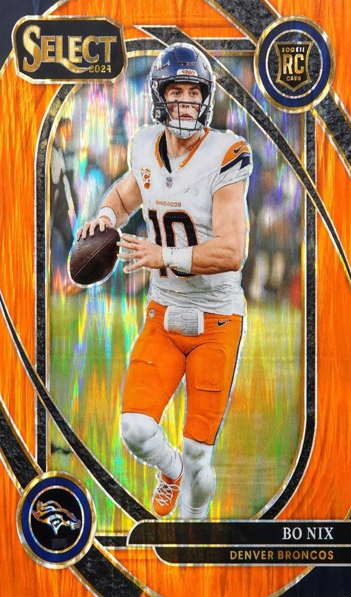 2024 Panini Select orange #221 Bo Nix front
