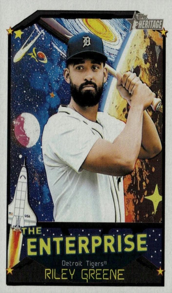 Riley Greene 2026 Topps Heritage The Enterprise Baseball