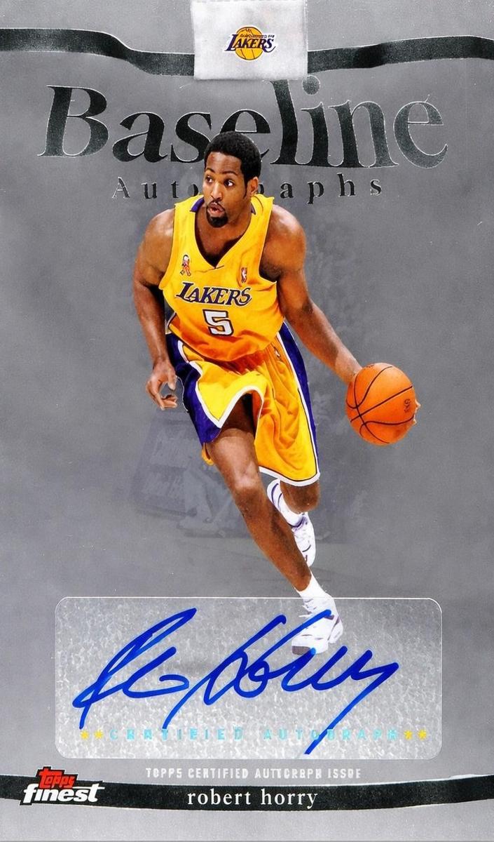 Robert Horry 2025 Topps Finest Baseline Autographs Basketball