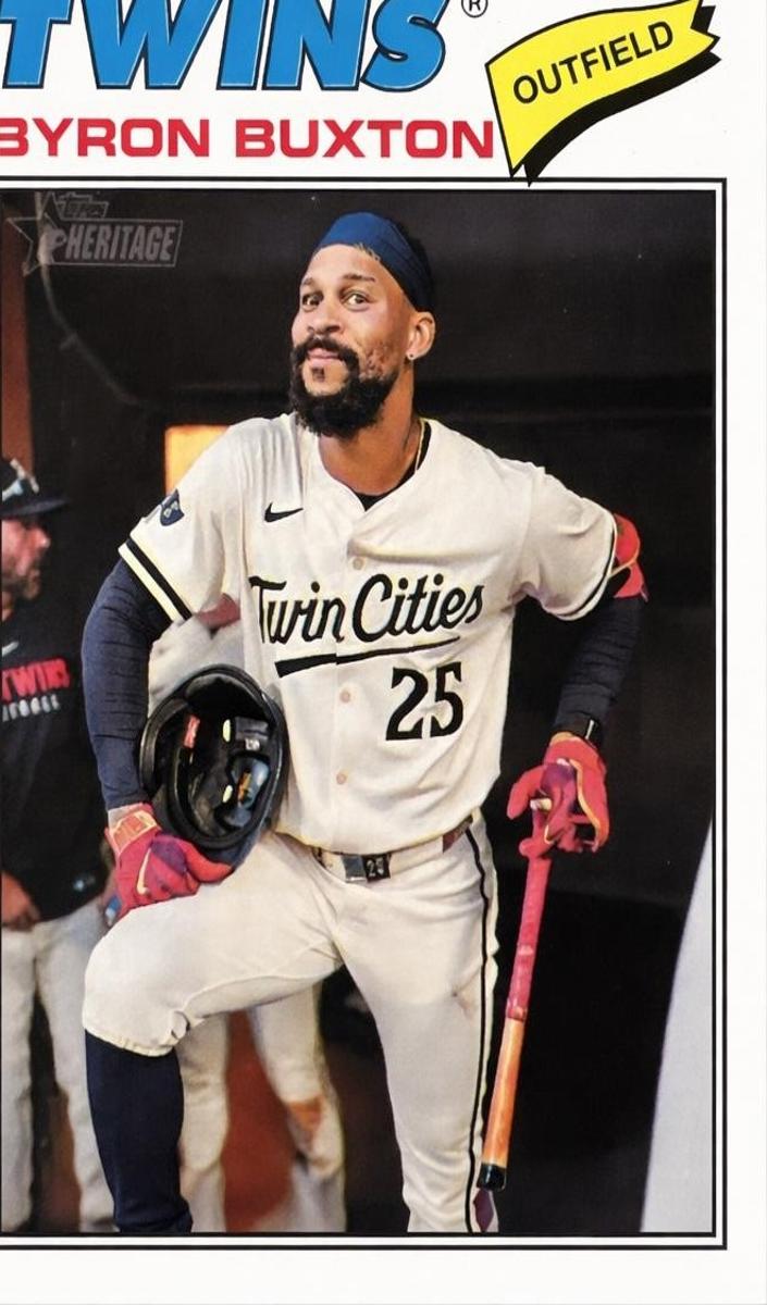 Byron Buxton 2026 Topps Heritage Image Variations Baseball