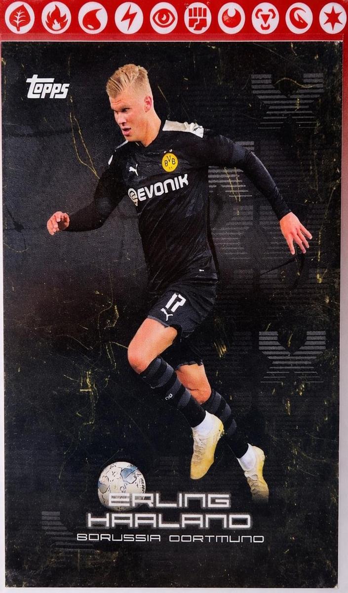 2020 Topps X Bvb Borussia Dortmund Erling Haaland #25 card