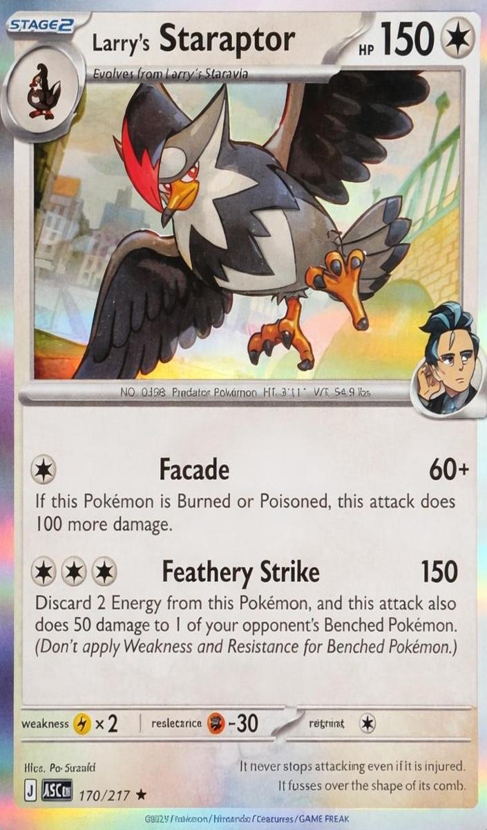 Larry's Staraptor 2026 Pokemon Mega Evolution Ascended Heroes