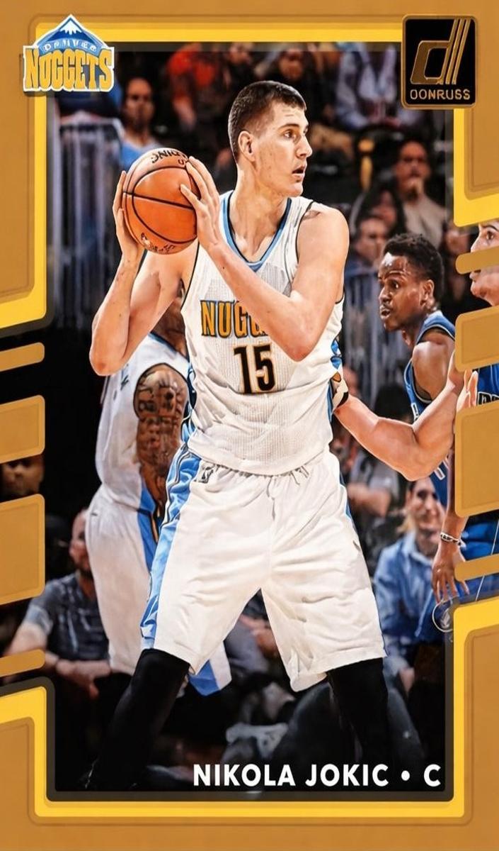 2017 Panini Donruss Nikola Jokic #37 card