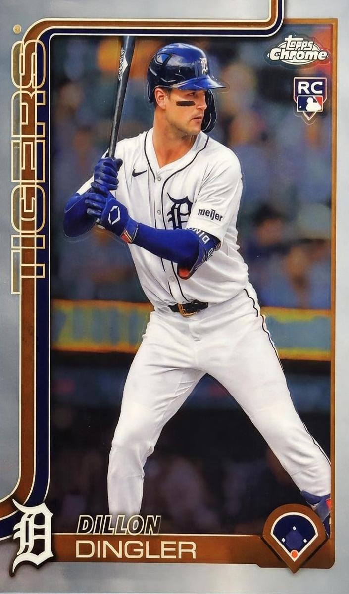 Dillon Dingler 2025 Topps Chrome Baseball card