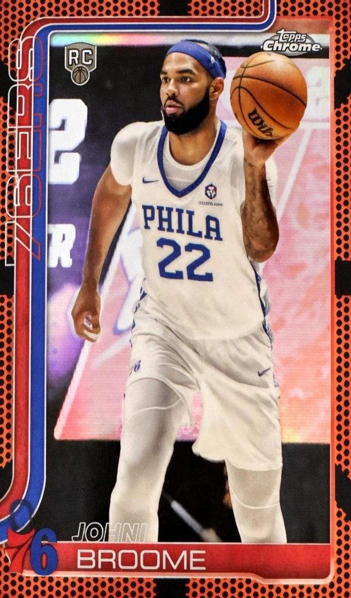 Johni Broome 2025-26 Topps Chrome Basketball card