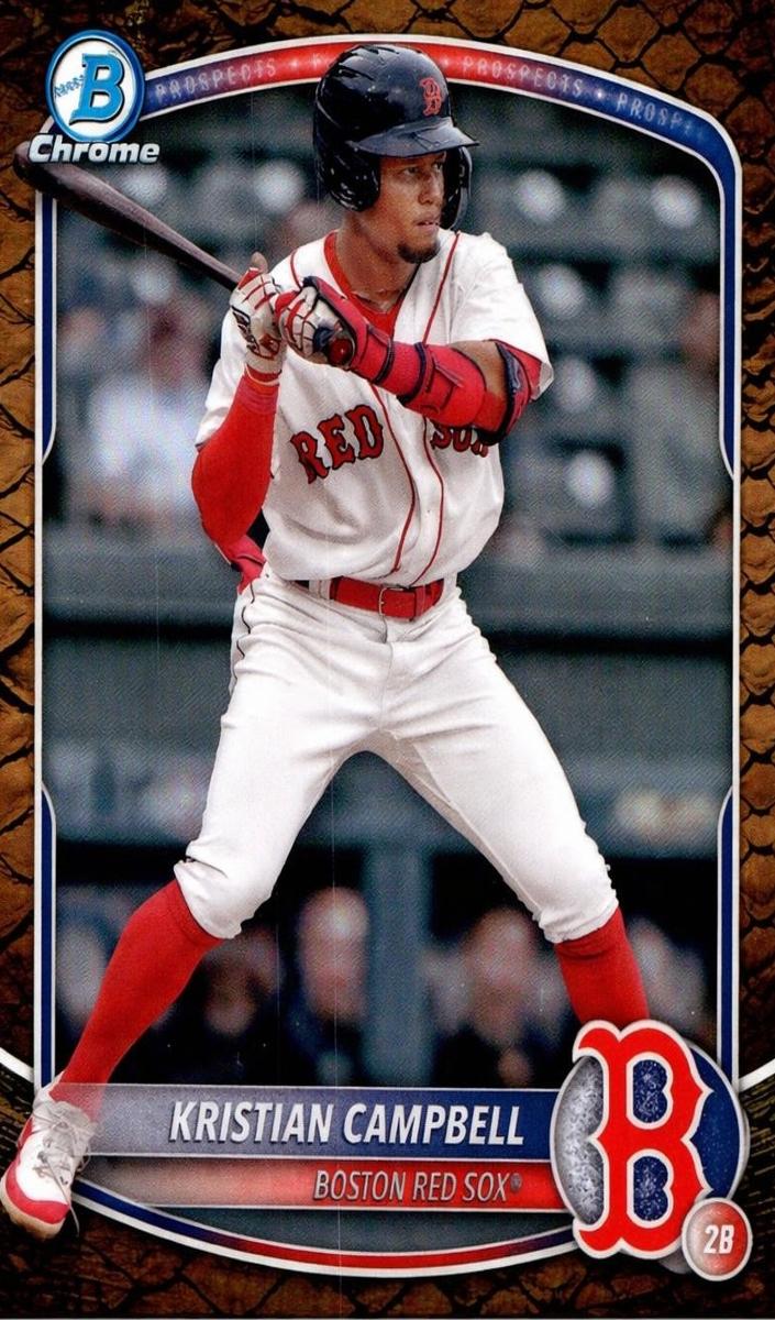 2025 Bowman Chrome Prospects Kristian Campbell #BCP-42 card