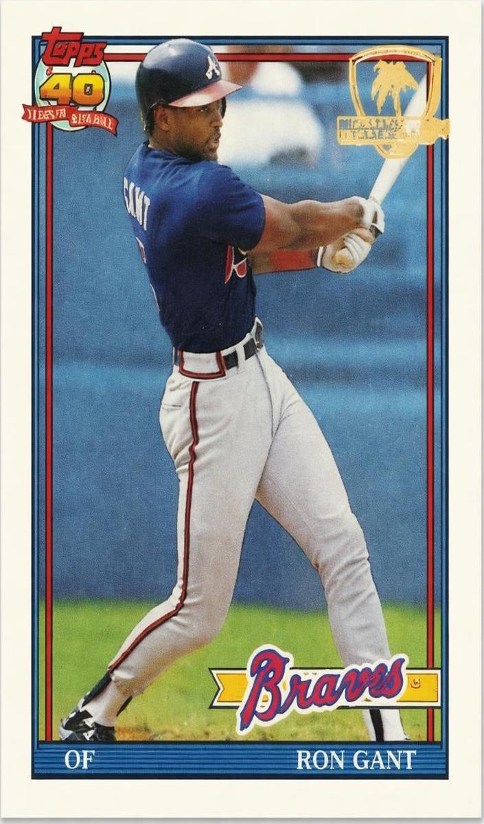 1991 Ron Gant #725