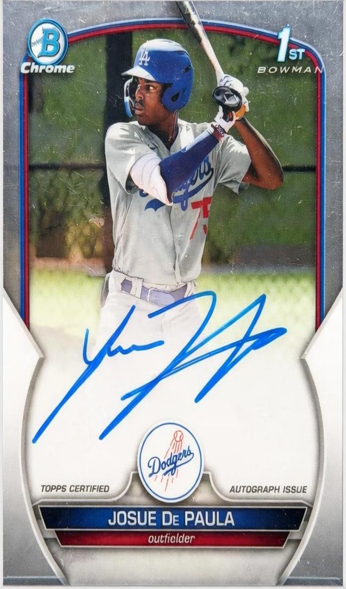 2023 Bowman Bowman Chrome Josue De Paula front