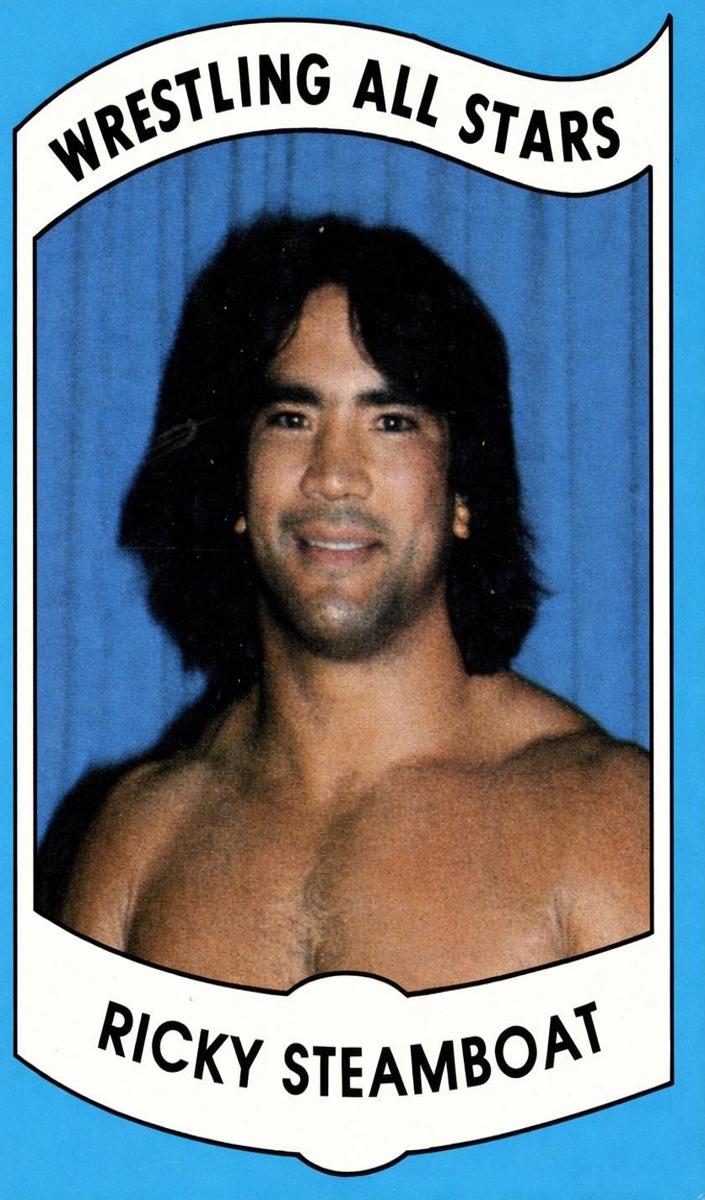 1982 Wrestling All Stars Ricky Steamboat #11 card