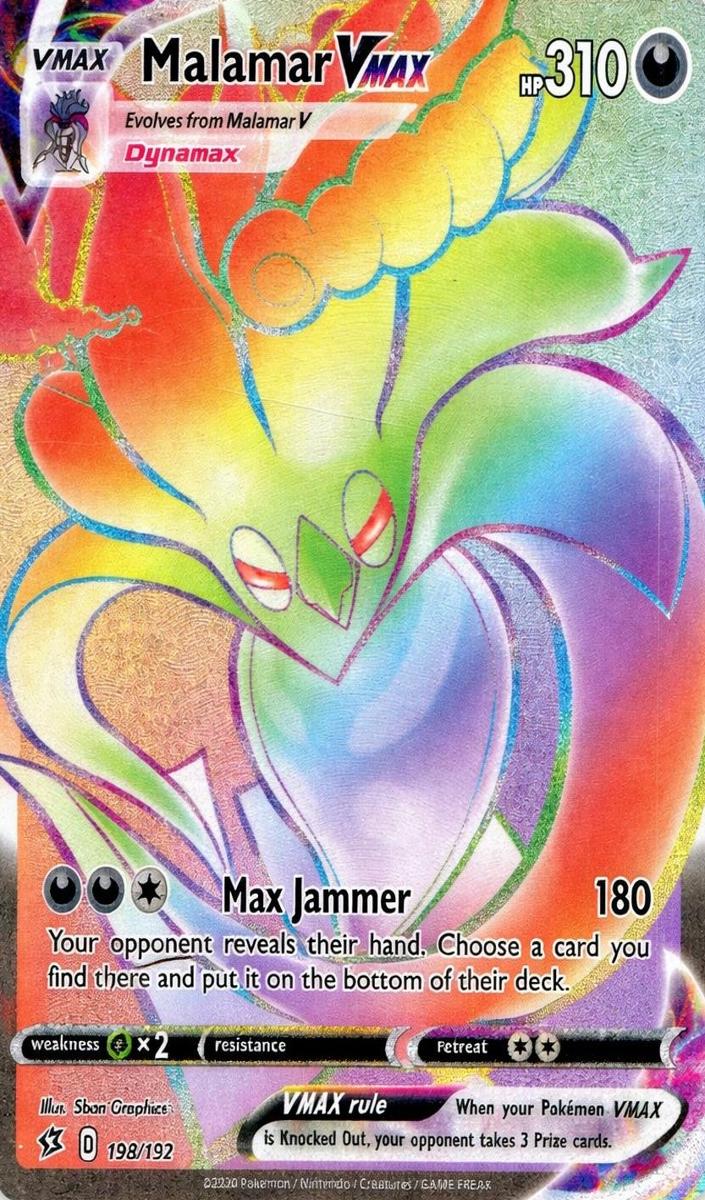 Malamar Vmax 2020 Pokemon Sword & Shield Rebel Clash