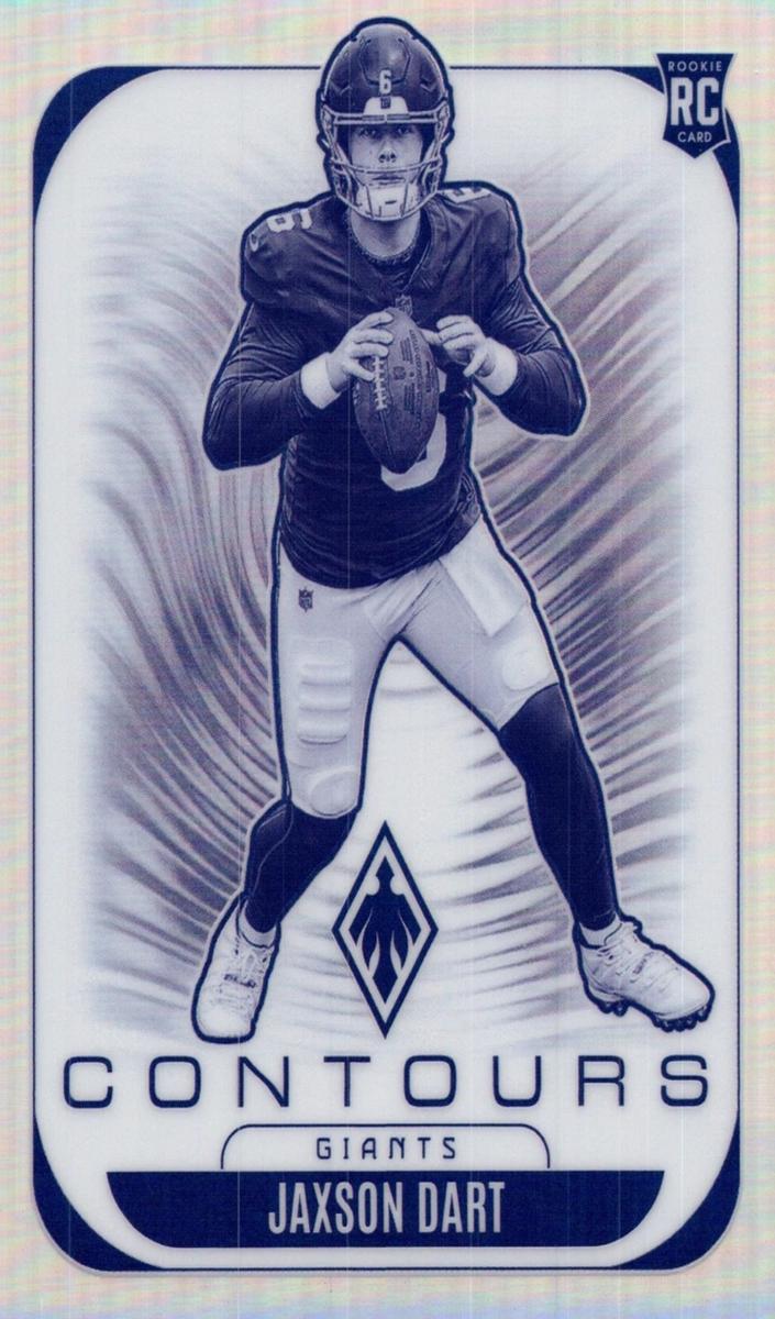 2025 Panini Phoenix Contours Jaxson Dart #24 card