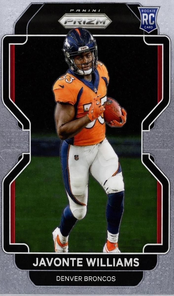 2021 Panini Prizm Javonte Williams [Silver Prizm] #345 card