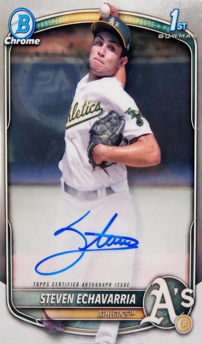 2025 Bowman Chrome Prospects Steven Echavarria #CPA-SE card