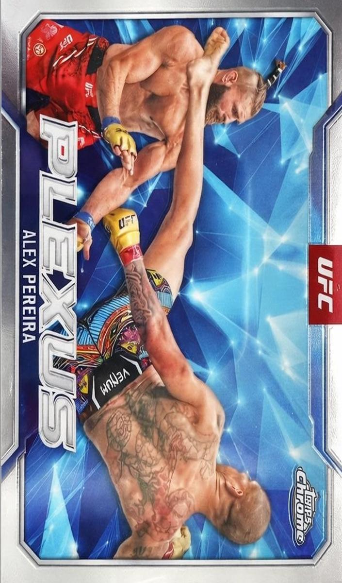 2025 Topps Chrome UFC Plexus Alex Pereira #PLX-13 card