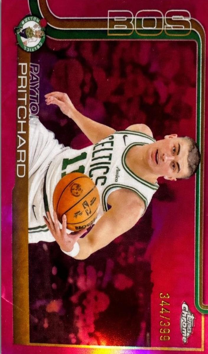 Payton Pritchard 2025-26 Topps Chrome Basketball card