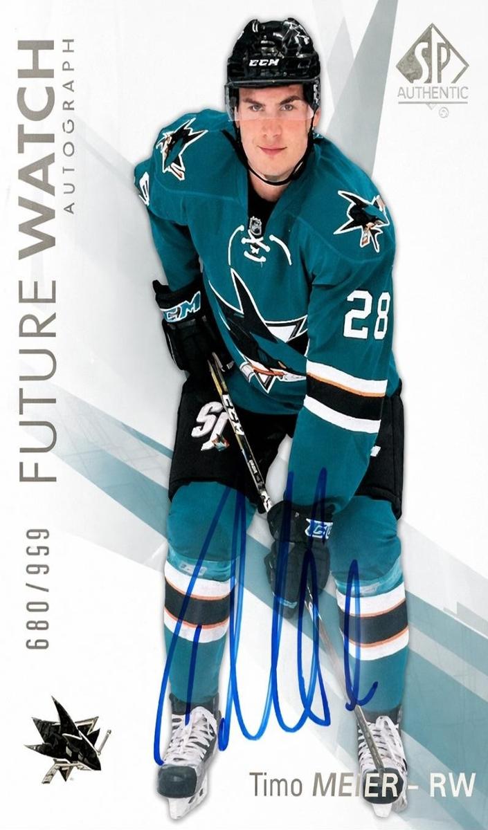 2016 SP Authentic Timo Meier #166 card