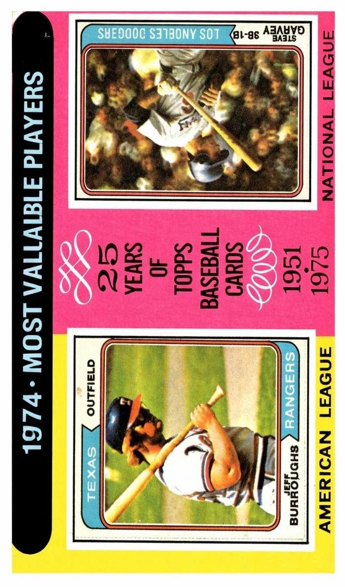 1975 1974 MVP's [J. Burroughs, S. Garvey] #212