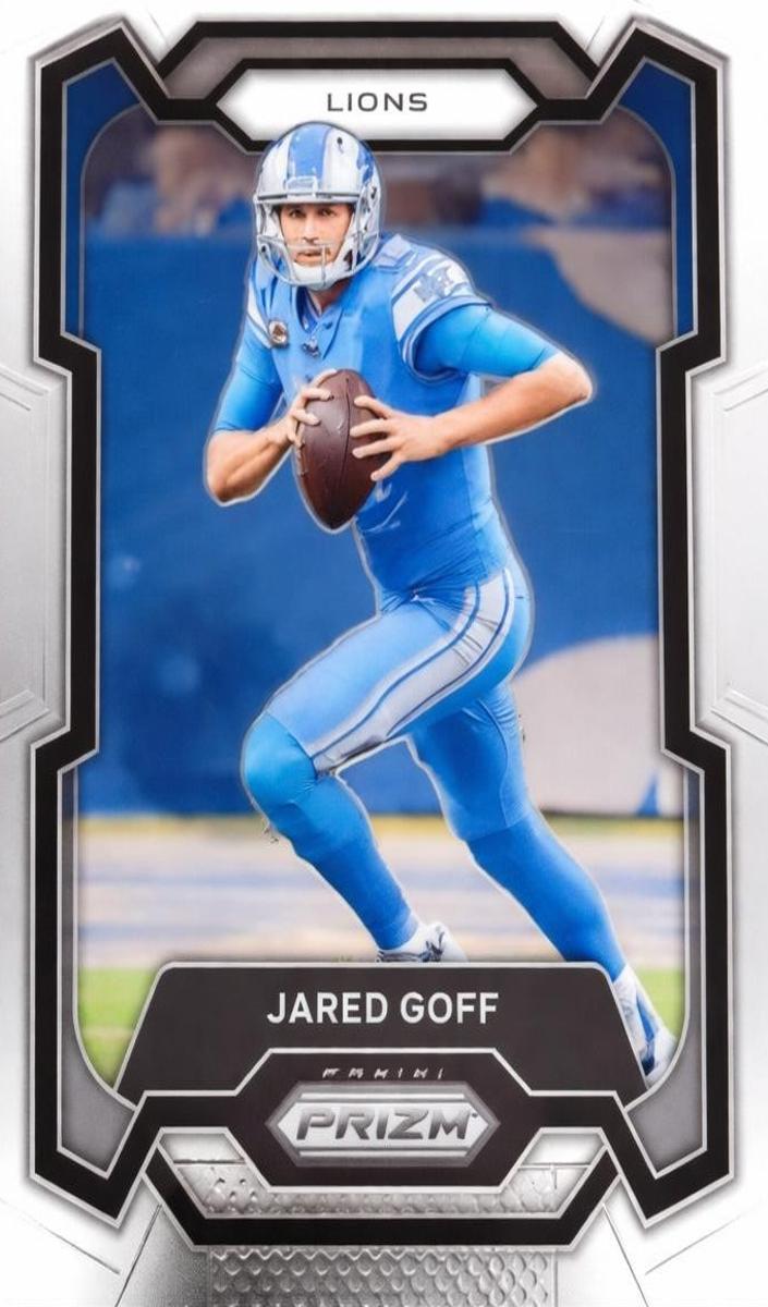 Jared Goff 2023 Prizm Football card