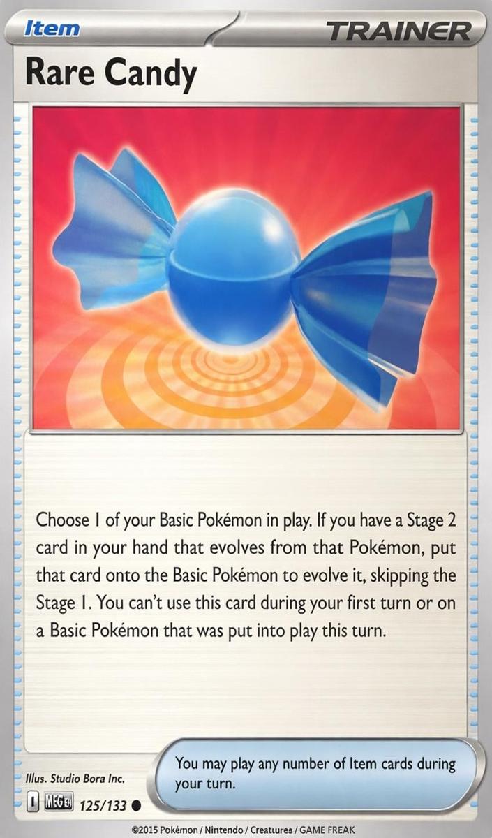 Rare Candy 2025 Pokemon Mega Evolution