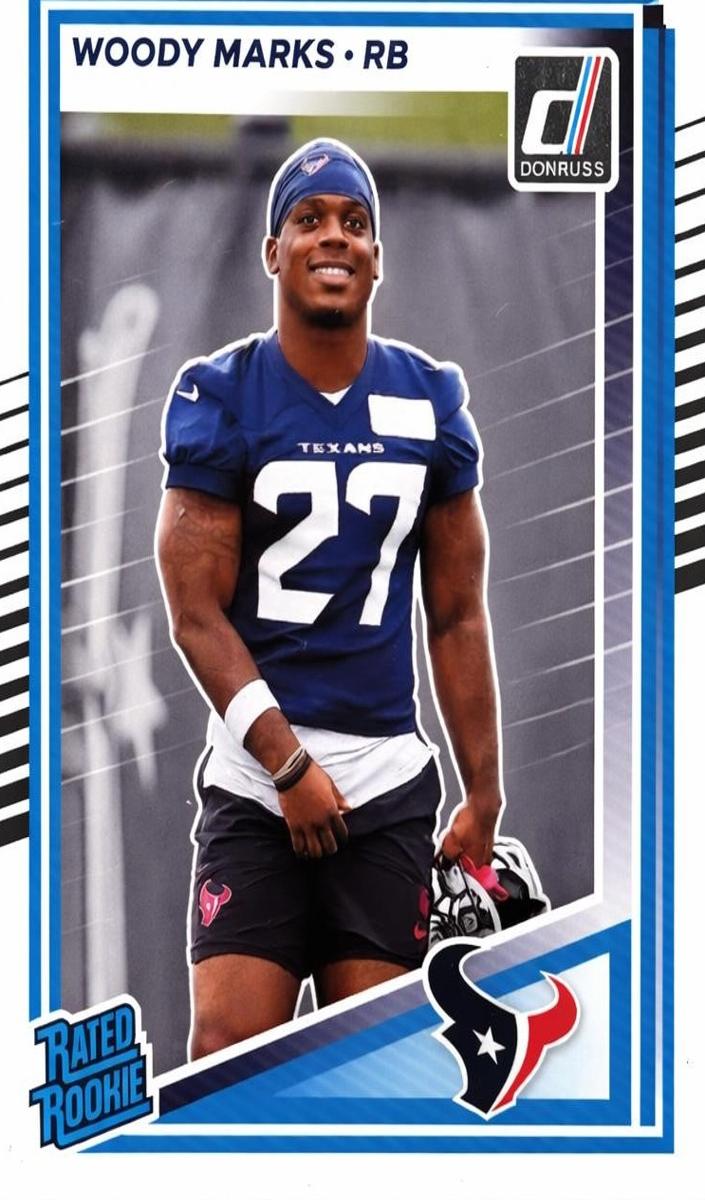 Woody Marks 2025 Donruss Football card
