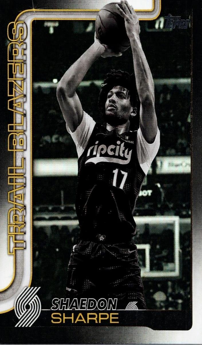 Shaedon Sharpe 2025 Topps Basketball card
