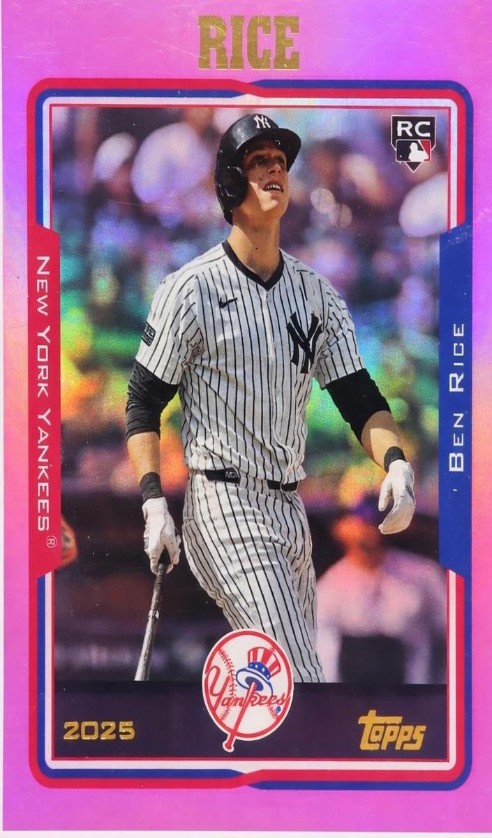 2025 Ben Rice [Pink Foilboard] #218