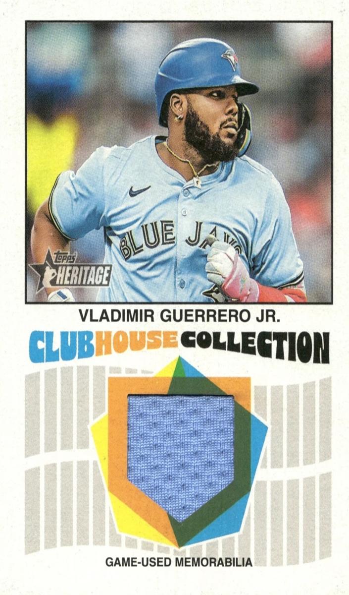 2026 Topps Heritage Clubhouse Collection Relic Vladimir Guerrero Jr. #CCR-VG card